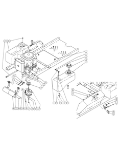 Engine Assembly 23hp Kohler Diagram and Parts List for Z-FORCE50 17AH3AGP-17AH3AGP709-17AH3AGP710 Cub Cadet Lawn Tractor